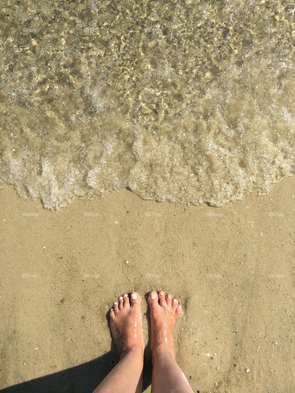 Feet and waves