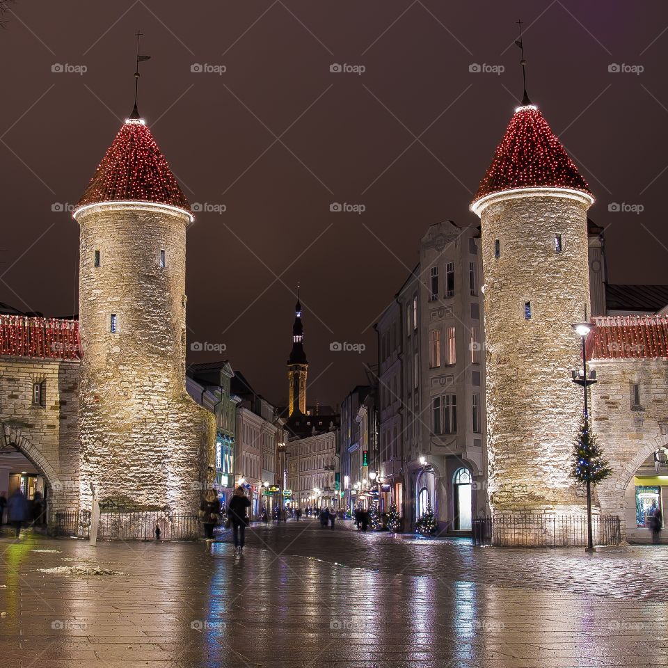 Viru gates in Tallinn