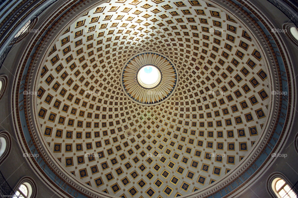 italy rome ceiling dome by danielmorman