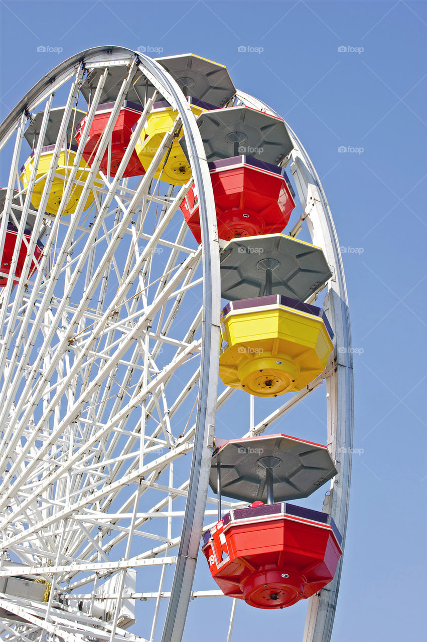 ferris wheel park ride by bluedeerimages