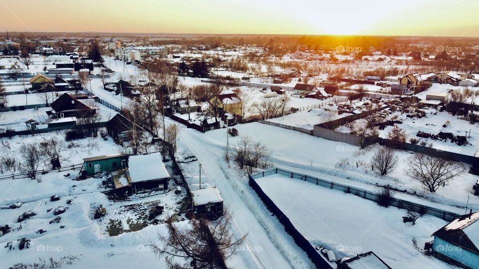 Закат на высоте 21 метр 🌅