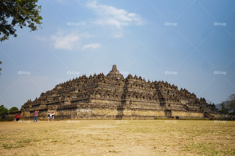 borobudur temple, the ancient technology building, heritage of indonesia