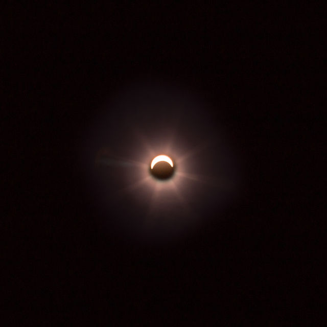 August 21 partial eclipse in Toronto, Ontario Canada 