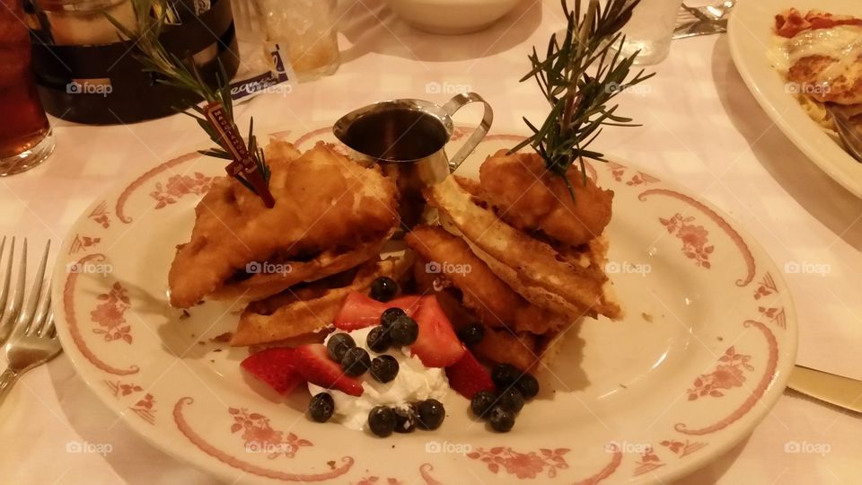Chicken and Waffles
