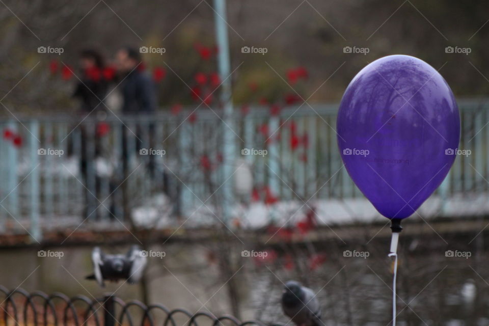 Purple Ballon
