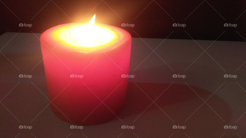 charming candle s flame.