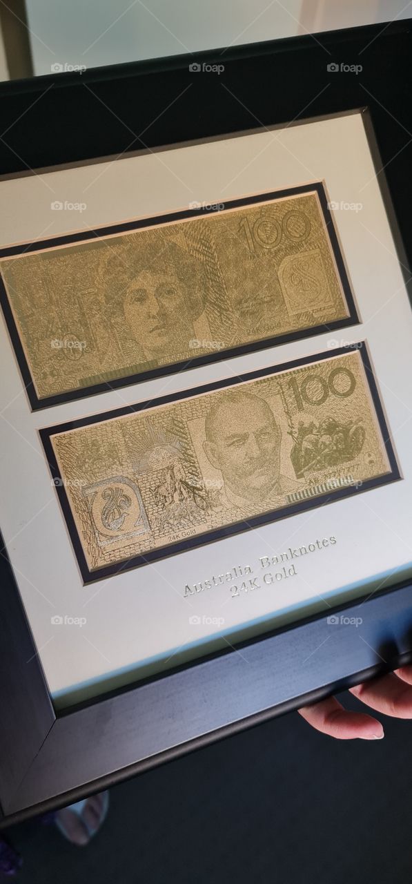 24ct Gold Australian notes
