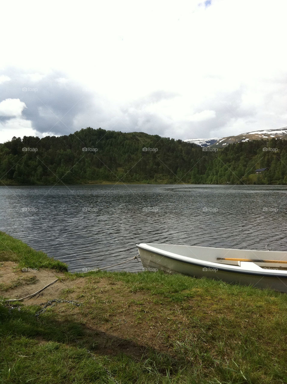 norway summer mountain sea by greirik