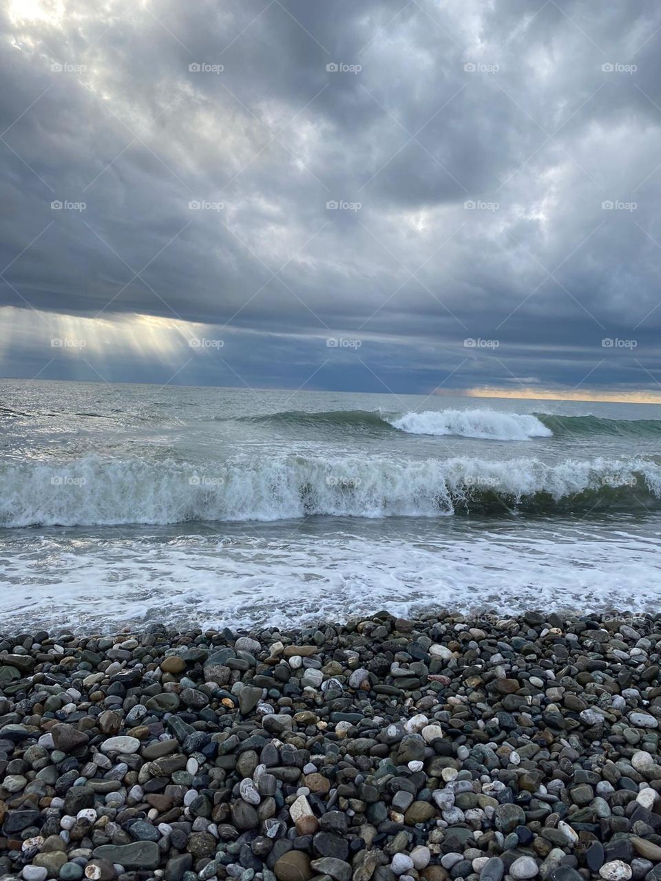 The sea washes away all the bad things that have stuck to the land. Salt water first tears, then heals wounds. The waves rock you like a mother's hand is a cradle, and whisper, whisper.