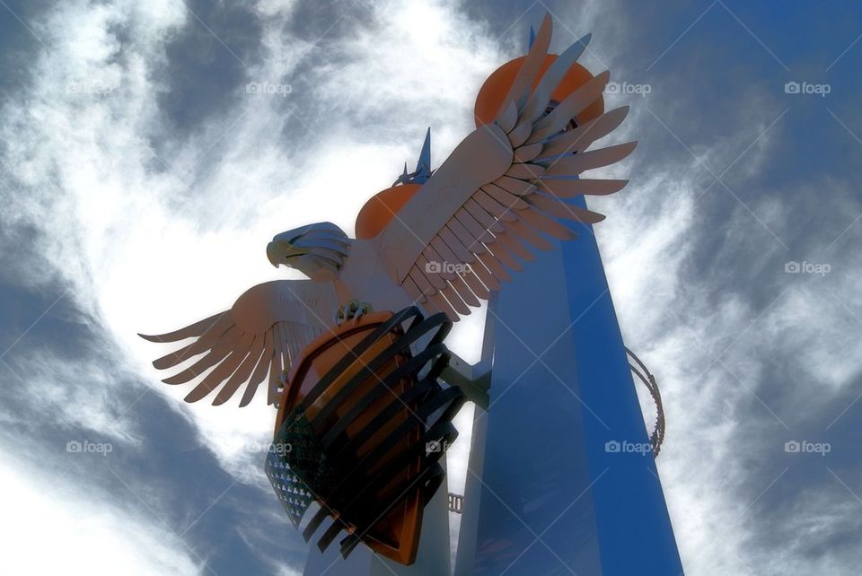 Eagle statue