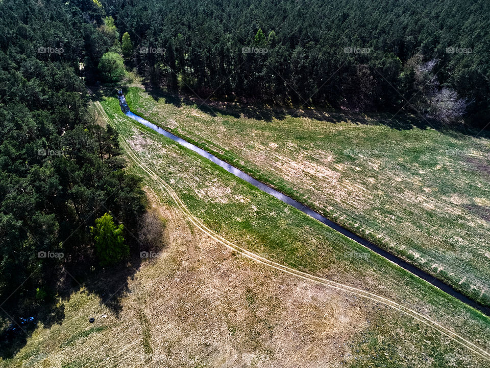 Landscape from helicopter