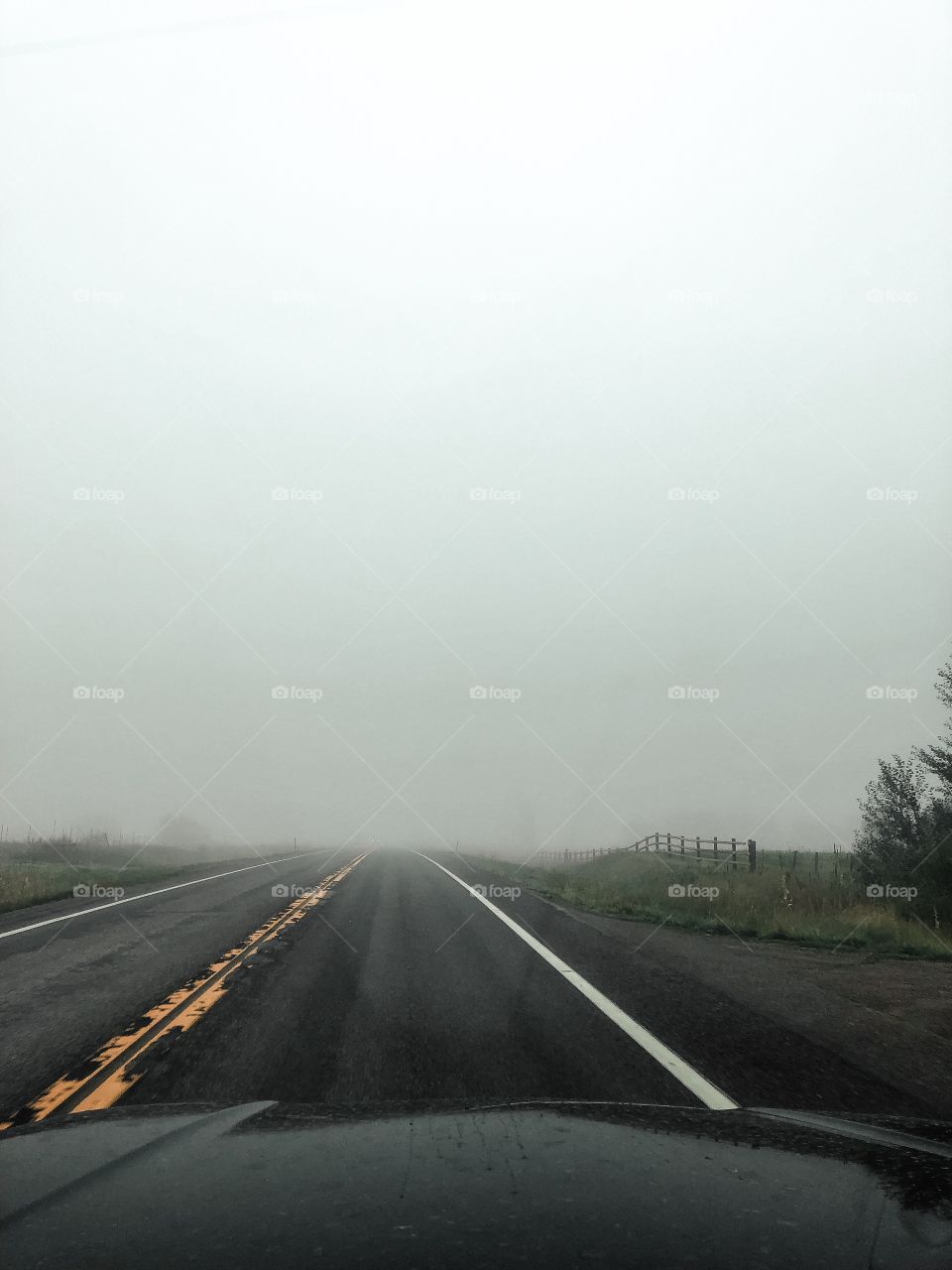 Foggy Montana morning. Made the 3 hour drive to work a little scary! 