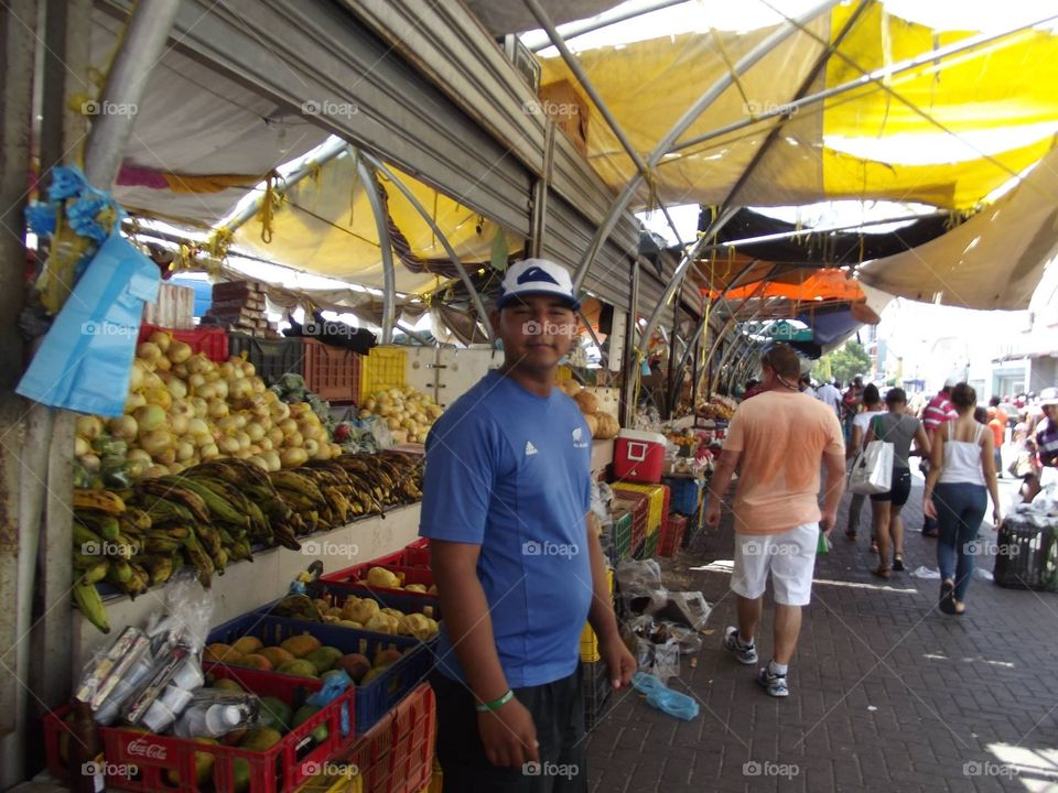 Vendor at Floating Market
