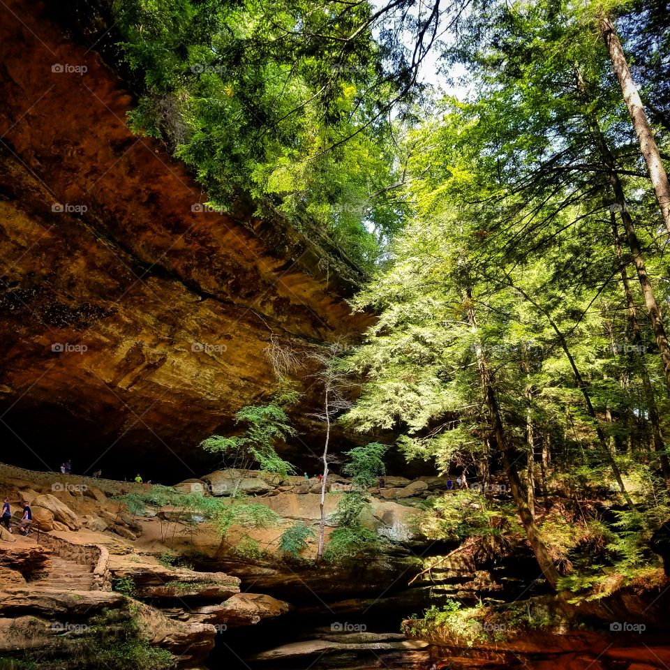 Bottom of Old Man's cave, hocking hills