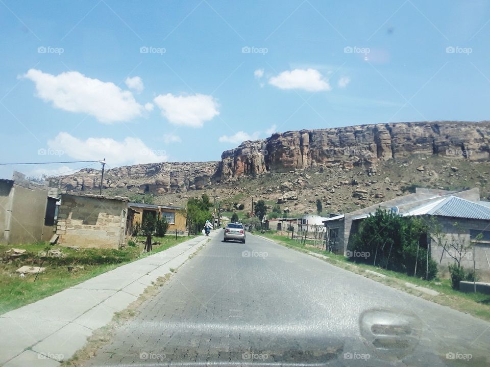 A view of mount Comet from the distance