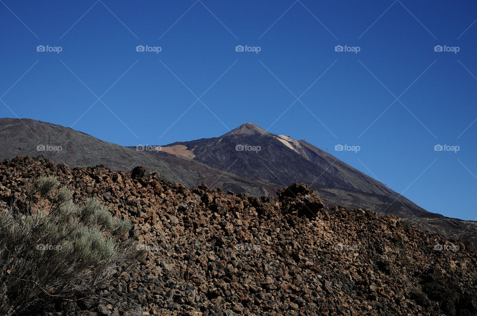 mountain rocks top teide by robbidoh
