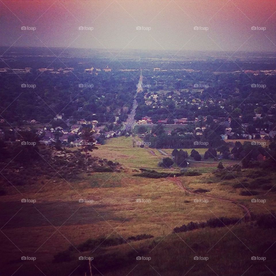 Fort Collins at Sunset