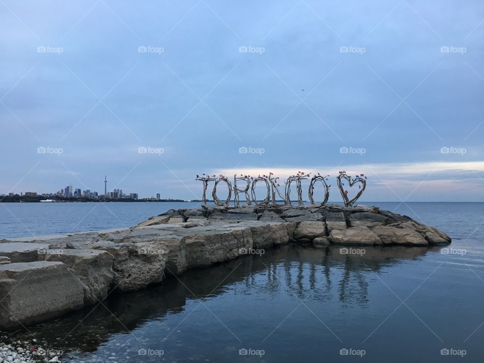 Toronto sign, Shore Land Arts