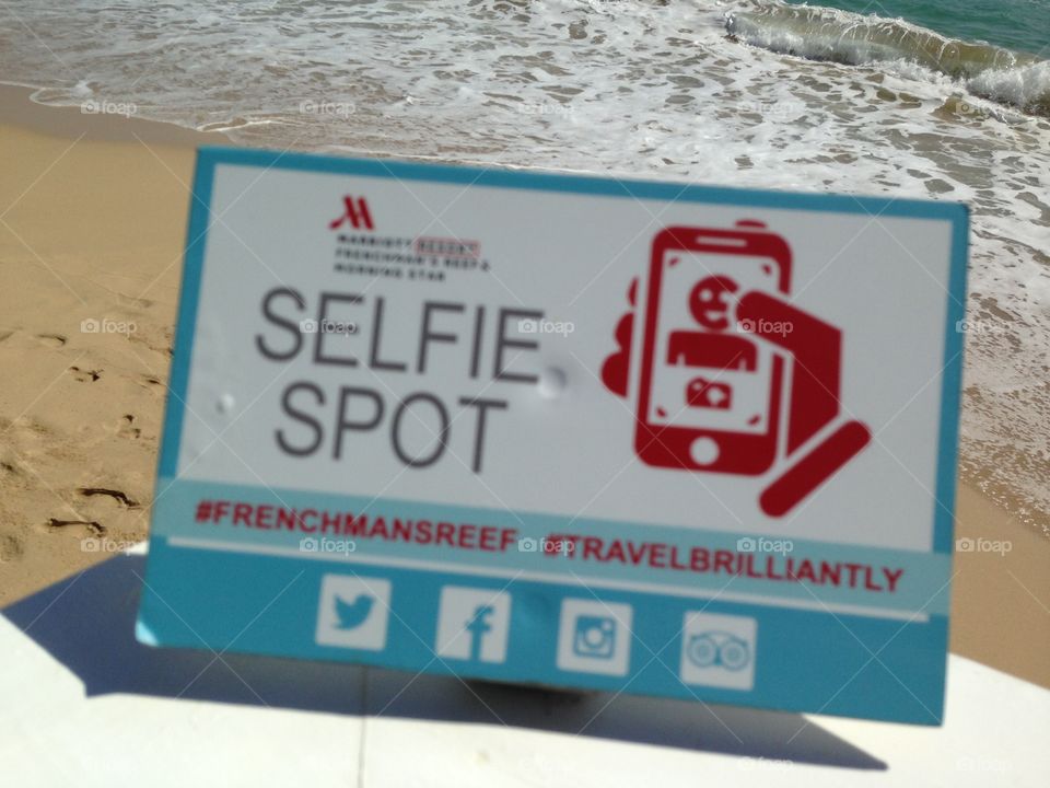 Resort selfie spot