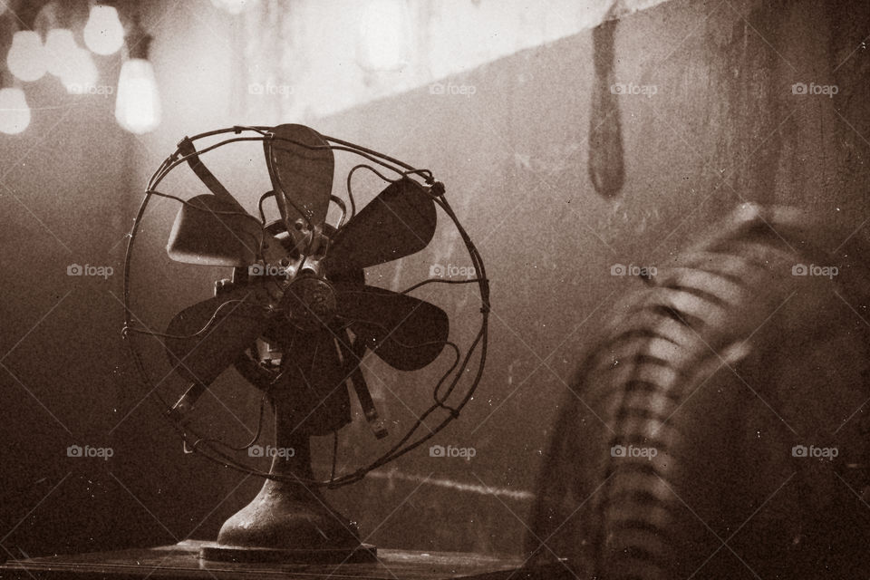 Retro style fan