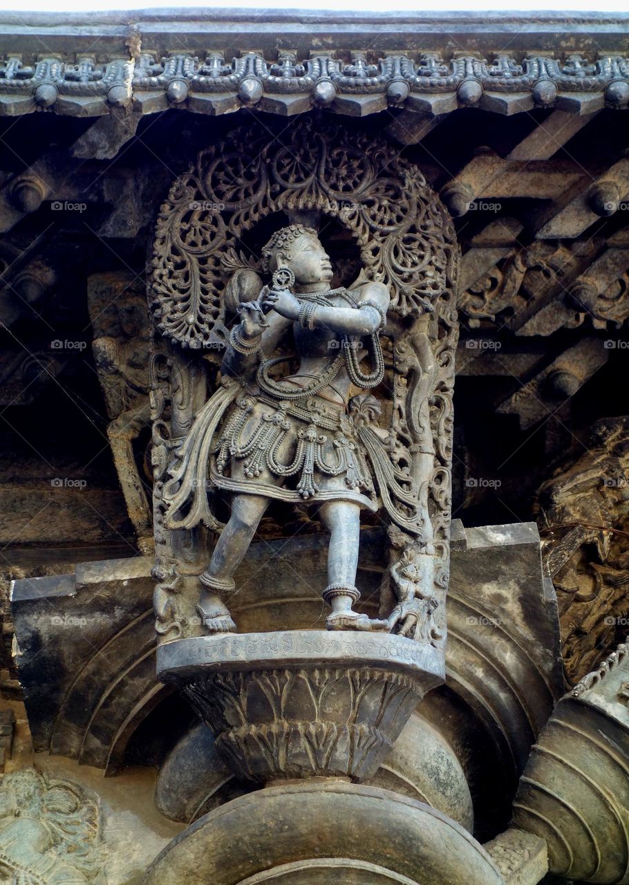 Hoysala  - Fine art - Apsara