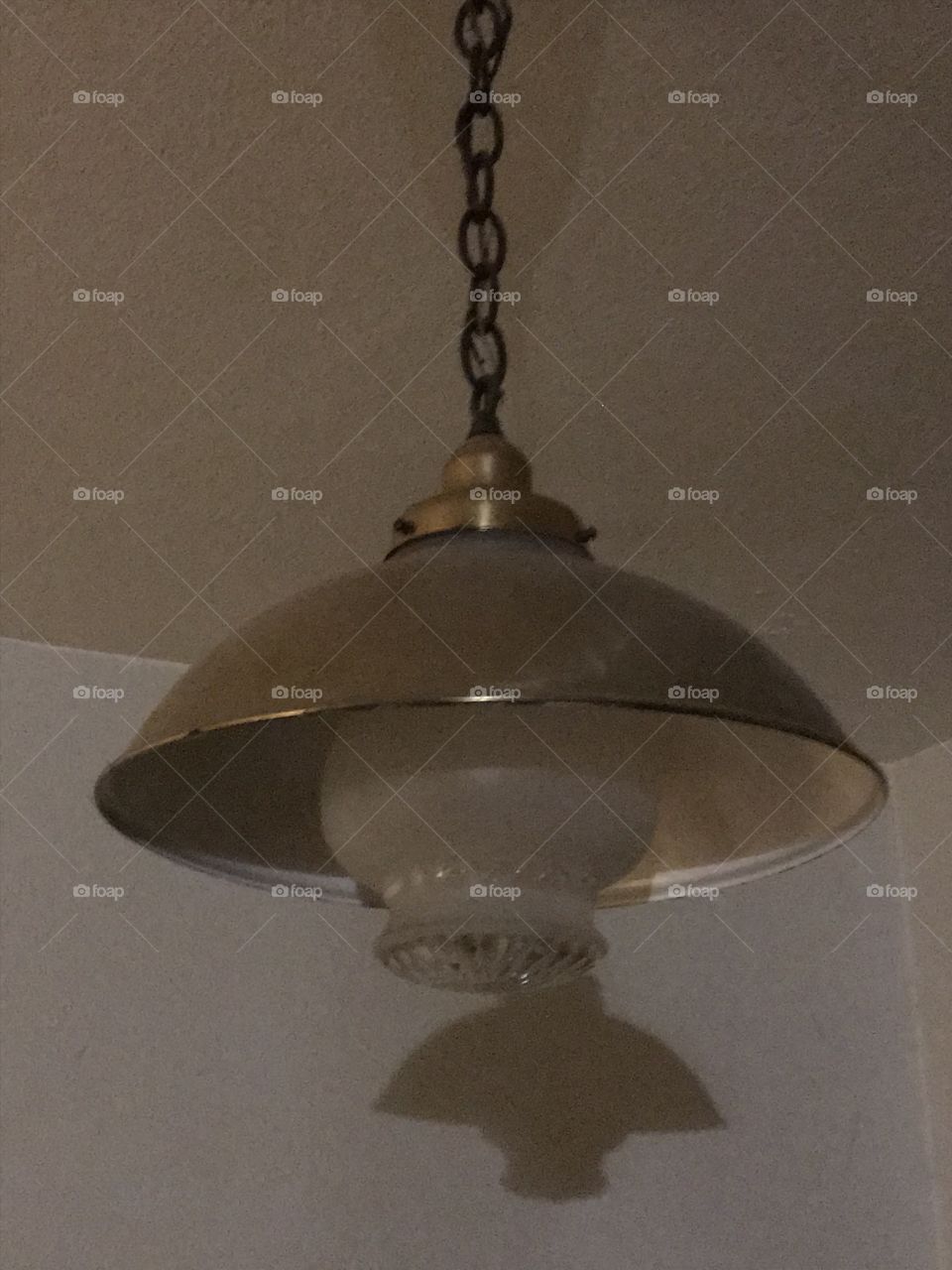 A ceiling light.