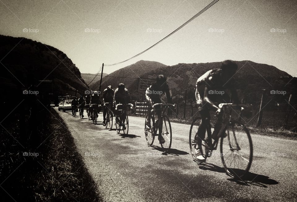 Cycling. Vintage Tour de France 