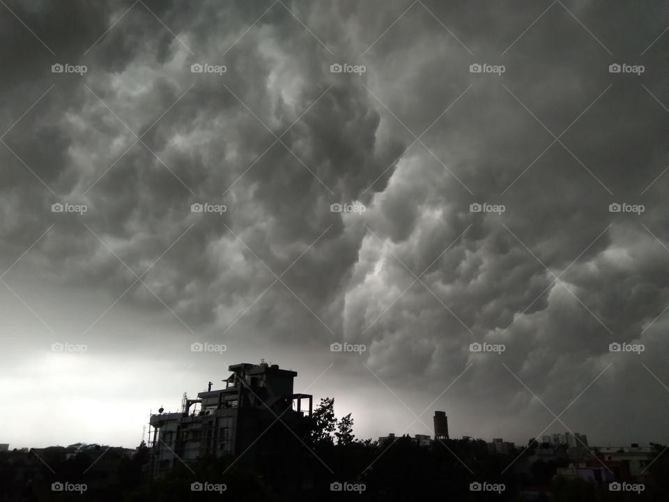 Dark clouds sailing above us like they want to teach us that nature is above all. After every dark period comes light/hope. Awesome weather now.