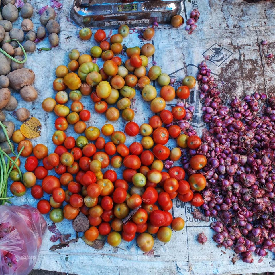Indian veggie market