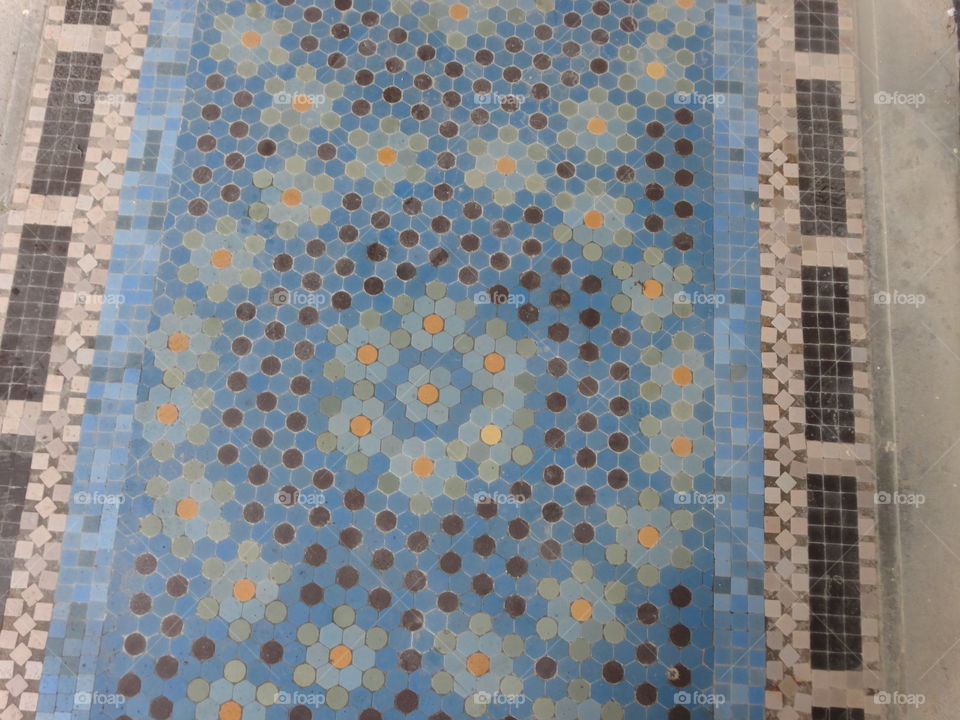 mosaique ded bains pomeiens a deauville