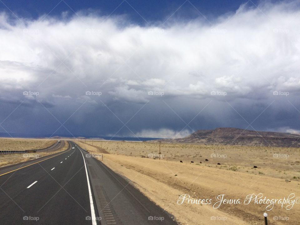Deserted . New Mexico desert