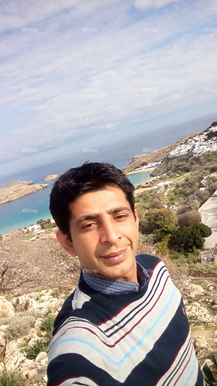 Lindos Beach Rhodes Greece 🍀