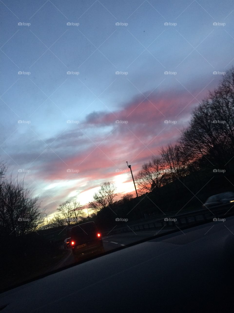 Evening sky taken on an iPhone 5s