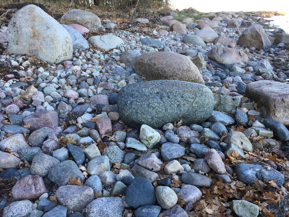 Stones by the sea
