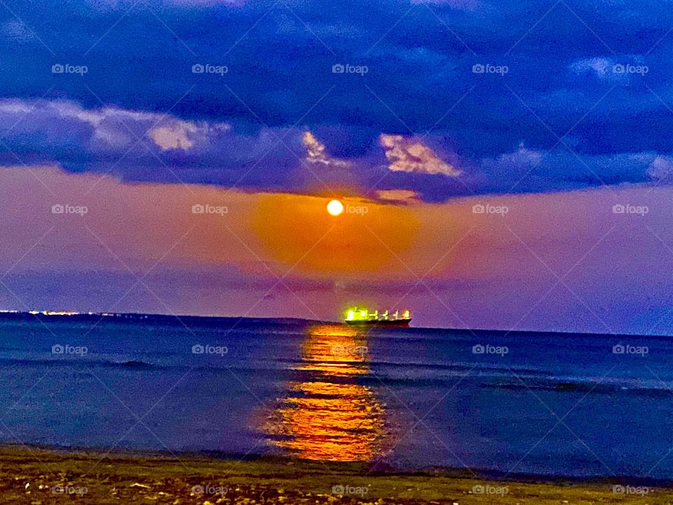 Full blue moon 31 October 2020 My Magic Cyprus Larnaca