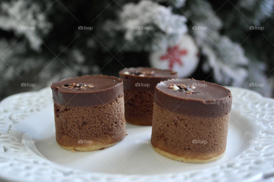 Mini chocolate cakes 