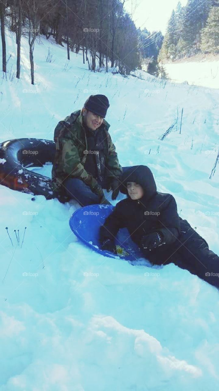 Having a blast in the snow