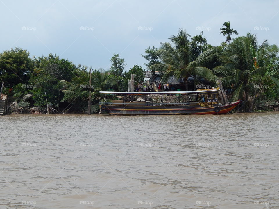 The Mekong delta in Vietnam 