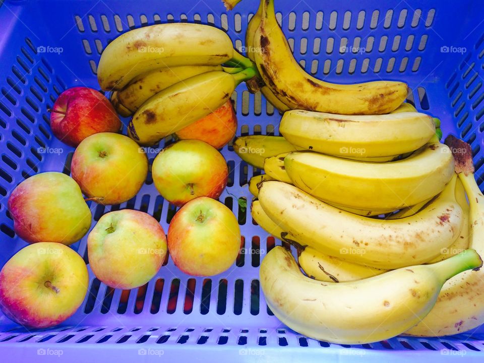 Apples and bananas