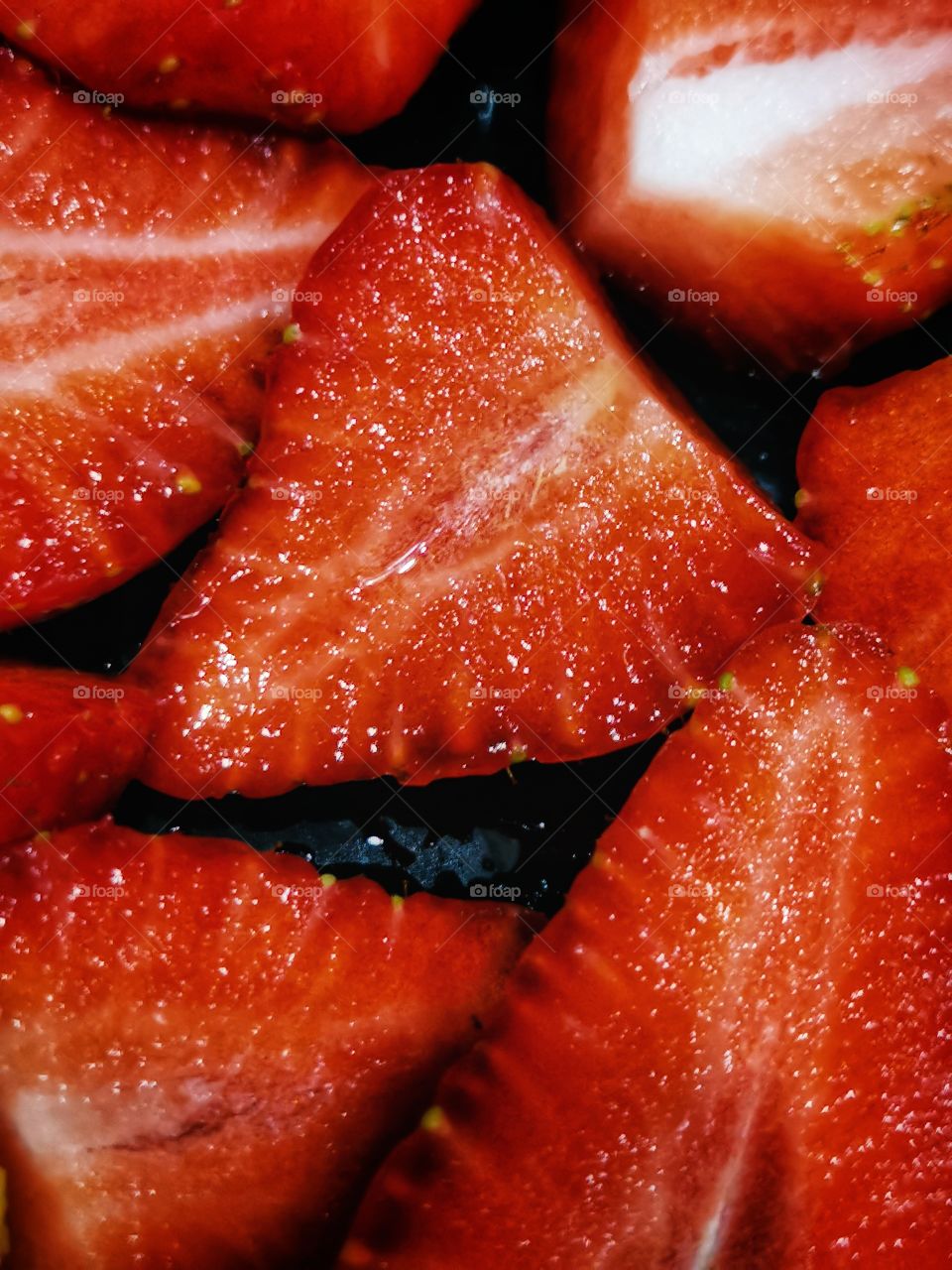 Fruits berry view bio fresh yummy healthy Red strawberry view table day part yellow melon day part cherry dark