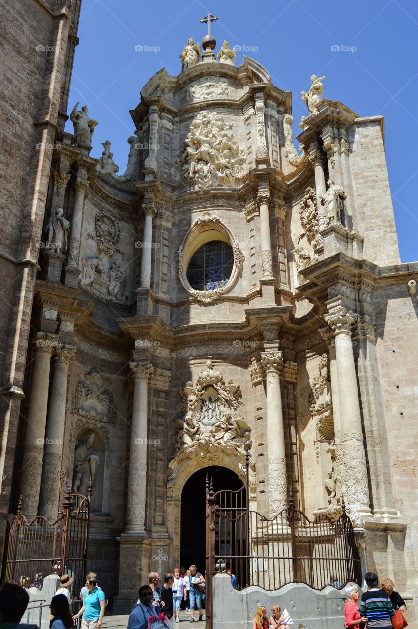 Puerta de los Hierros, Catedral de Valencia. Puerta de los Hierros, Catedral de Valencia (Valencia - Spain)