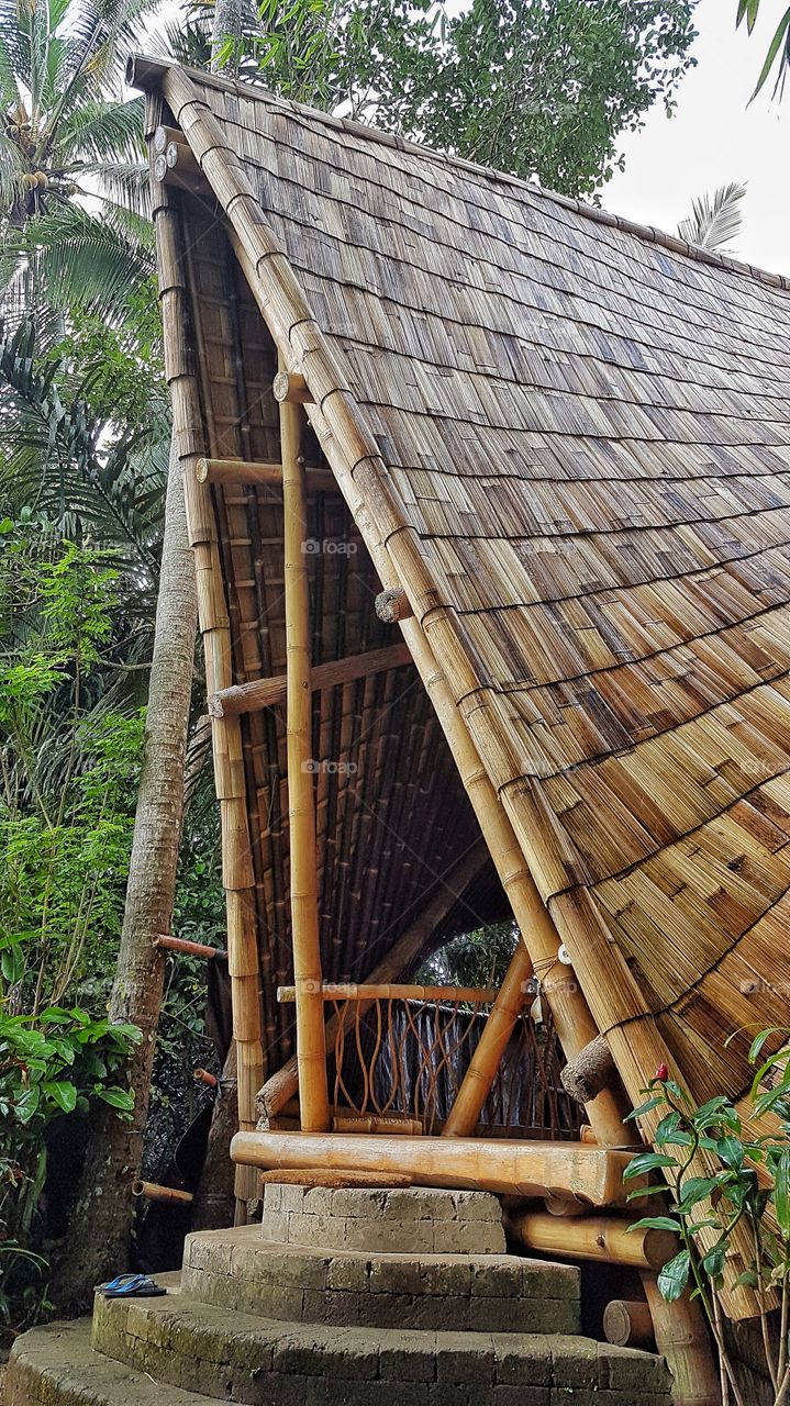Bamboo House in Bali, Indonesia
