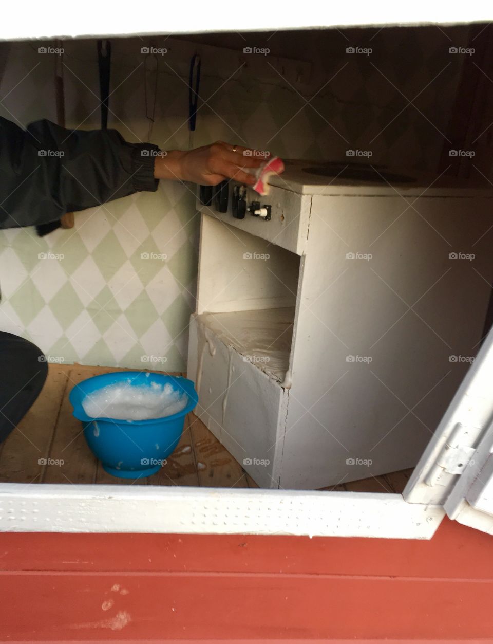 Cleaning the Playhouse