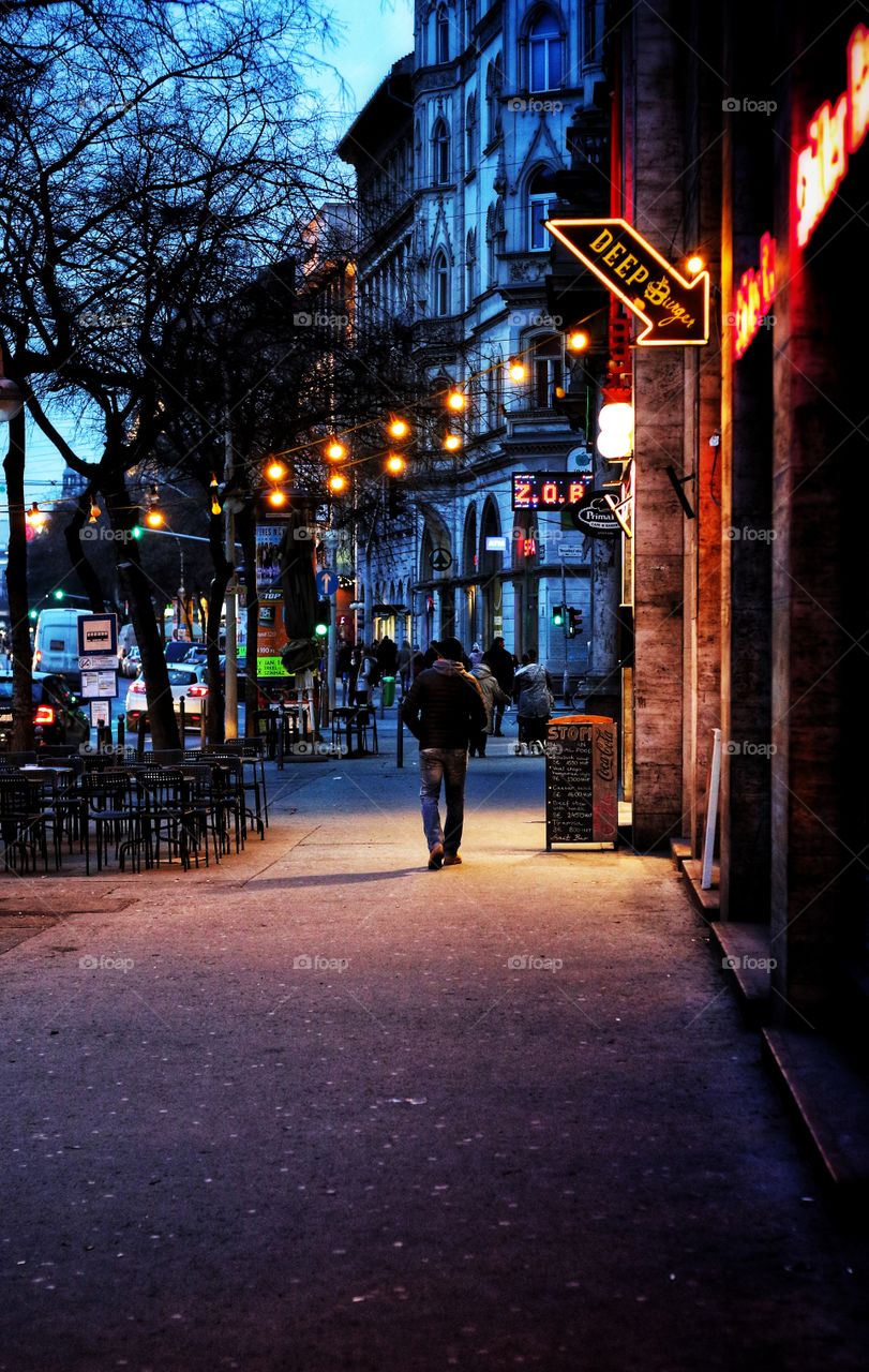 Walking in Budapest