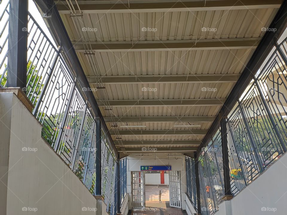 View of a Metro Gate