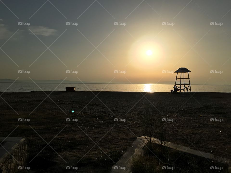 By the beach