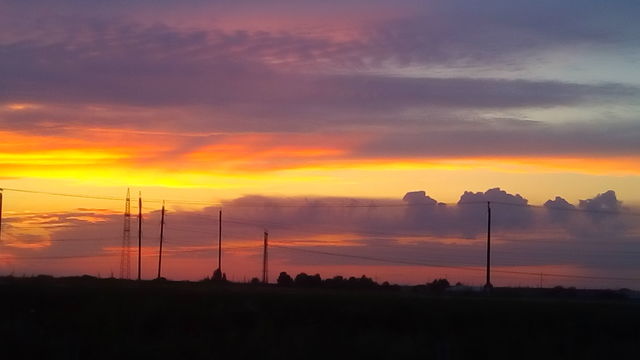 закат