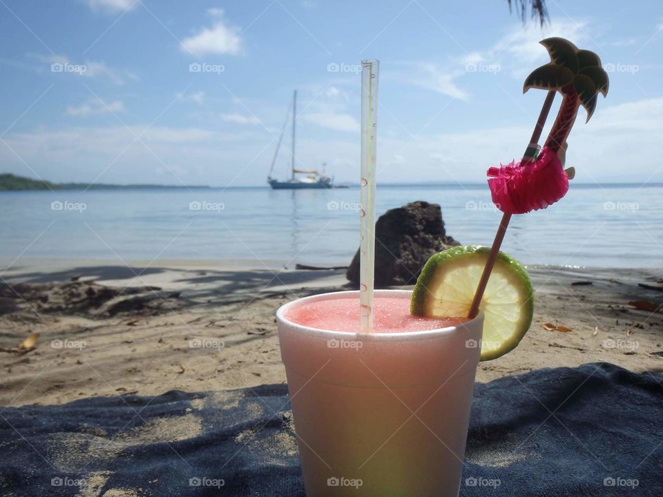 Daiquiri on the beach