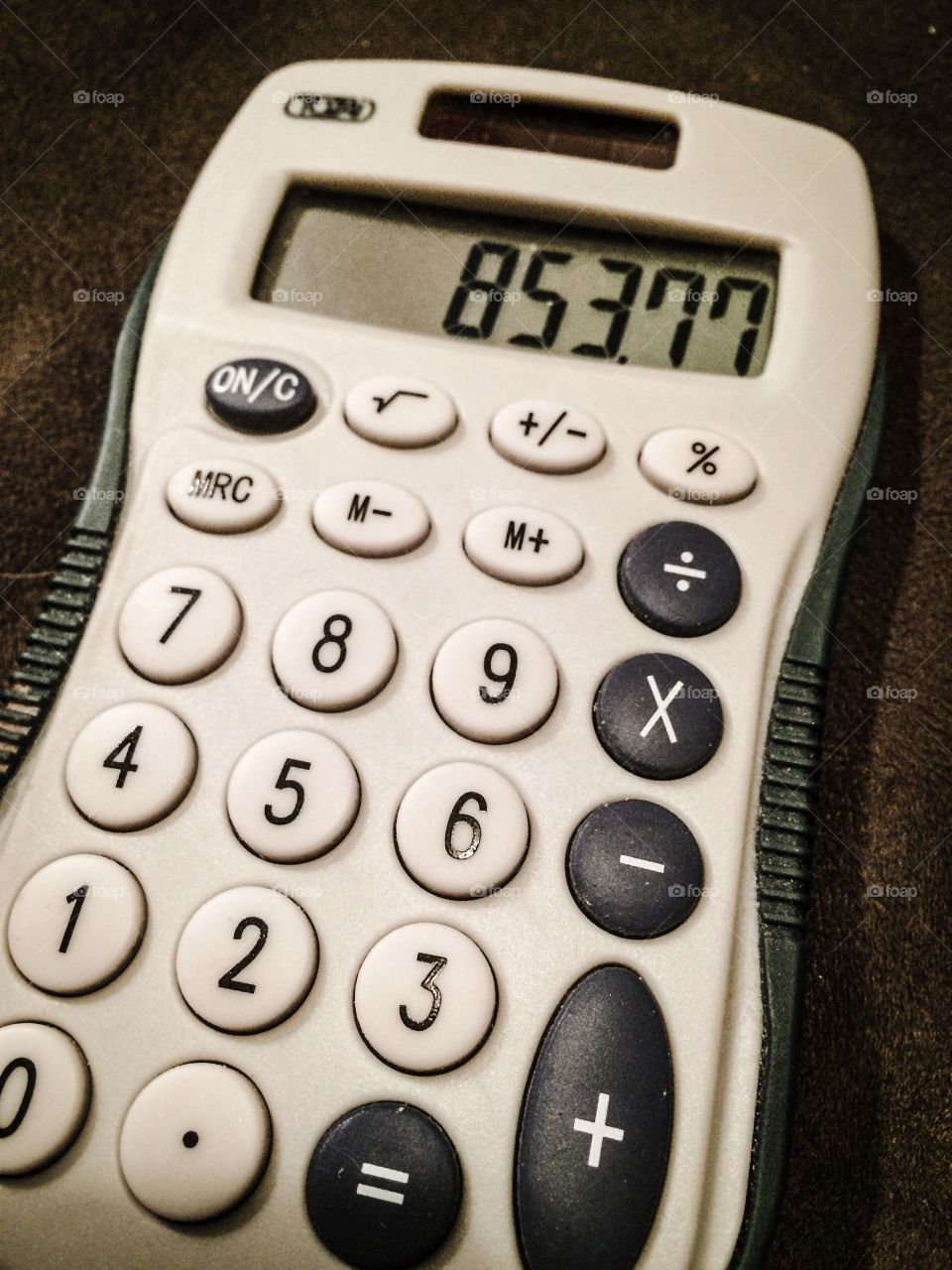 Old Fashioned Counting. Oh how ancient a calculator now seems. 