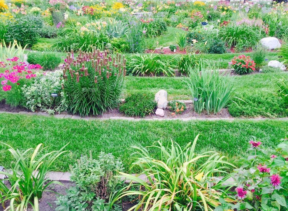 Labyrinth garden, West Bend WI